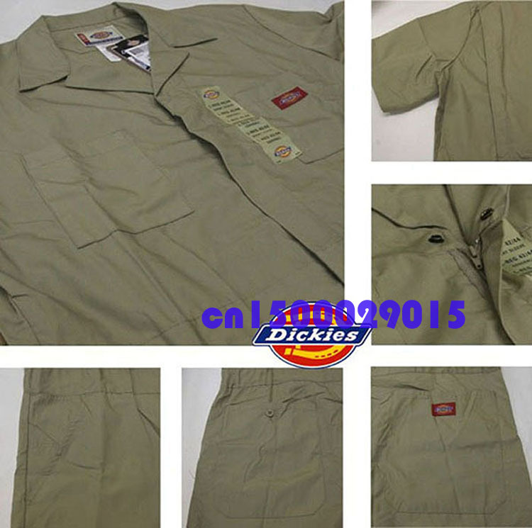 Cotton men Sets Short sleeved overalls jumpsuit (37)