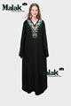 Arabic National Clothing Classy Women Muslim Robes Long Sleeve Dress Printed Middle East Arabia Sunday clothes