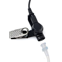 New 2 5mm 1 Pin Acoustic Tube Earpiece Mic PTT Headset for Motorola Radios Walkie Talkie