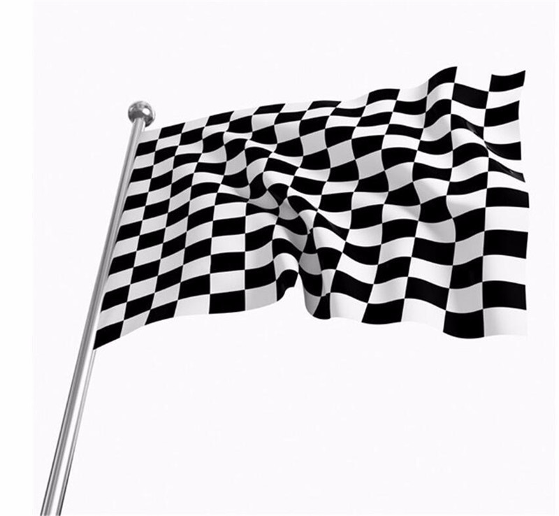 Fahnen 3*5ft Plaid Banners Car Racing Flags Checkered Motorsports With