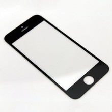 Black Front Screen Protector For Apple iPhone 5 5S 5C Outer Glass Lens Cover Replacement Parts