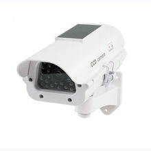 High Quality CCTV Security Fake Dummy Camera Solar Powered Cam W/Flashing Light