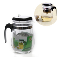 Newest Hot Sale Heat Resistant Glass Tea pot 500ml Flower Tea set Puer Teapot Coffee Pot Teaset Convenient Office Tea Set