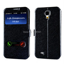Luxury S4 Silk Pattern Flip Cover Case For Samsung Galaxy S4 i9500 SIV PU Leather Phone