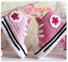 Handmade yarn knitted baby shoes kilen baby soft sole shoes toddler shoes socks 20130612 – 08