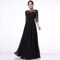Womens 2016 Spring Summer Elegant Lace Mesh Patcwork Perspective Evening Prom Party Celebrity Maxi Long Dress