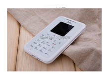 M6 Mini Ultra thin Pocket Phone 5 9mm Thickness Card Mobile Phone SMS 35g Weight Low
