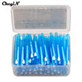 60 pcs box Push Pull Interdental Brush 0 7mm Gum Interdental Brush Orthodontic Wire Brush Toothbrush