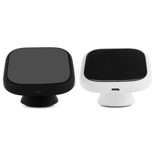 Black/White QI Wireless Charging Pad Mount Dashboard Phone Holder