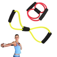 Resistance Training Exercise Elastic Bands Tube Weight Control Fitness Stretch Equipment For Yoga Multicolor Durable