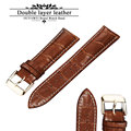 100 Genuine Leather Watch Band Strap 20mm 22mm 24mm Brown Black Woman Man Watchbands Watch Belts
