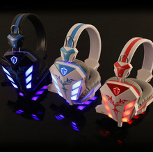 Best PC Gamer Casque audio Gaming Headset Glow Earphone in the dark dj gamer 618 for PS4 with Mic Hifi Stereo Bass LED Light