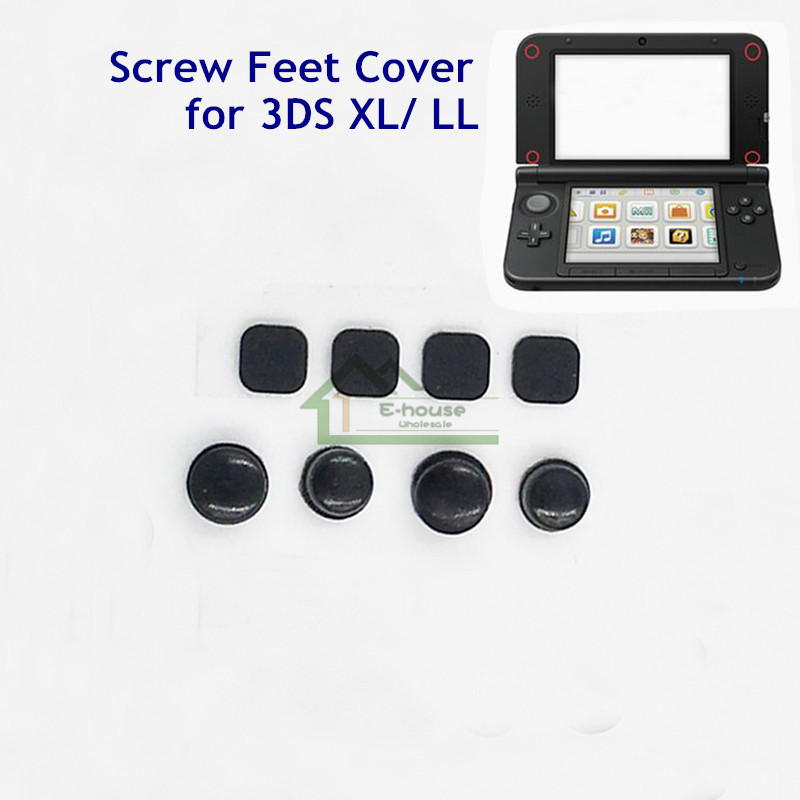 ブラックカラーネジ足カバーセット交換用3ds Xlニンテンドー3ds Llネジゴムパッド Set Feet Set Coloresset Cover Aliexpress