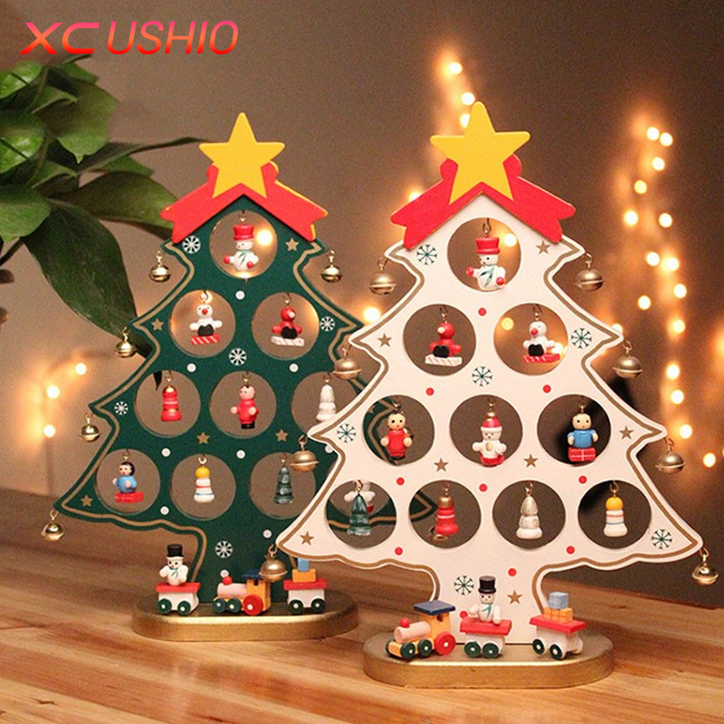 Дешёвые Рождественские Украшения Деревянные и схожие товары на AliExpress