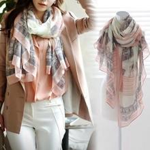 winter acrylic cashmere tartan scarf brand blanket shawl designer wrap for Lady Women Girl L033532