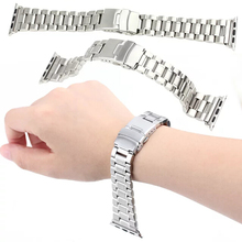 2015 New Five bead free shipping 316L Stainless steel metal strap 38 42mm Hard wear resisting