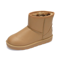 Genuine leather boots women Women s ugs fur boots Shoes Bottine femme Waterproof Winter footwear Ugi