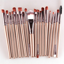 20Pcs Makeup Brushes Set Pro Powder Blush Foundation Eyeshadow Eyeliner Lip Gold Cosmetic Brush Kit Beauty