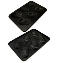 Free Shipping 3D Six cup banana Madeleine cake mold bakeware fondant cake decorating tools cake stand kitchen accessories