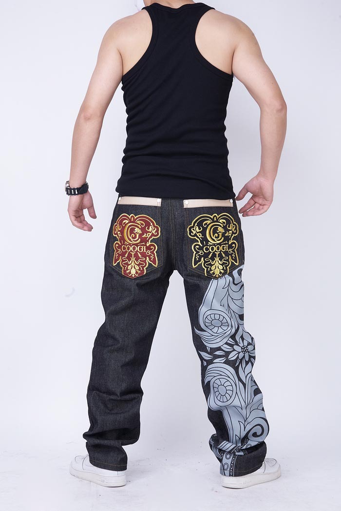 Sale Baggy Brand Raw New Men's Jeans Pant Fashion Hip Hop Clothing