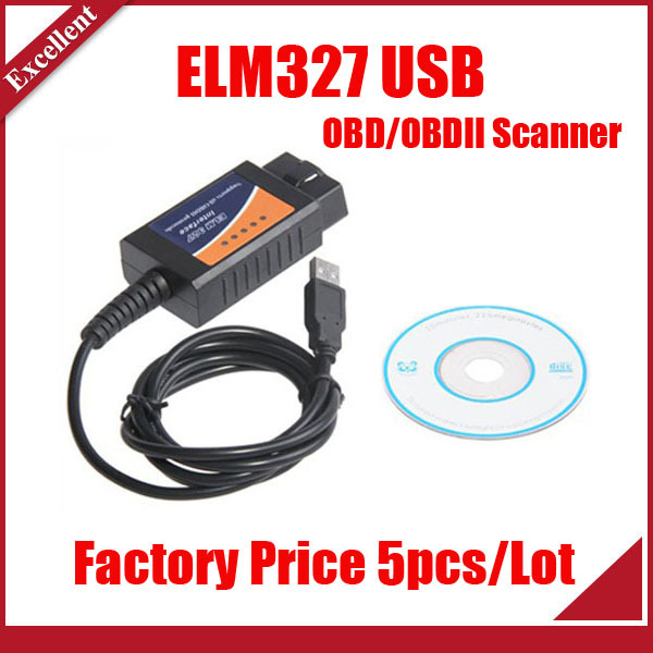 5 ./   ELM327 USB ELM 327 OBD2 / OBDII V2.1     