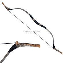 65lbs recurve bow white Snakeskin real handmade wooden archery hunting bow and arrow longbow Outdoor shooting for both hands