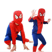 Children Clothing Sets Spider Man Cosplay Costume Kids Pajama Sets,Long Sleeve Toddler Baby Sleepwear