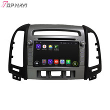 2015 Top Newly Cortex A9 Dual-Core Android 4.4.4 Car Dvd Player For SANTA FE 2012 With GPS Free Map Bluetooth Free Shipping