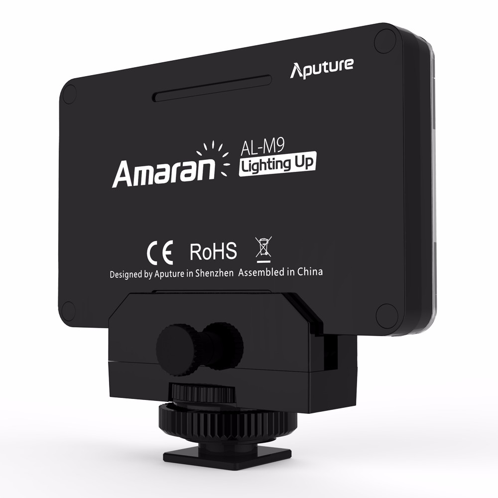 Aputure AL-M9 Mini LED de luz para la filmación de vídeo y fotografía macro