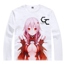 Guilty Crown T-shirts kawaii Japanese Anime t-shirt Manga Shirt Cute Cartoon Shu Ouma Inori Cosplay shirts 40573114919 tee 612