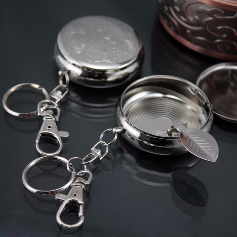 1-pc-Stainless-Steel-Round-Pocket-Cigarette-Ashtray-With-Key-chain-Portable-hot-Gift-keychain-fine (2)