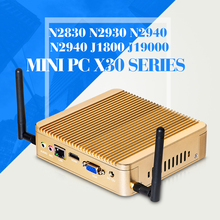 Mini Computer Fanless Mini PC DDR3 4G RAM N2830 N2930 J1800 J1900 Mini PC Windows 7