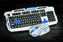 2.4G usb gaming wireless keyboard and mouse combo set Multimedia game gamer kit Waterproofe DPI Control For Desktop PC Laptop