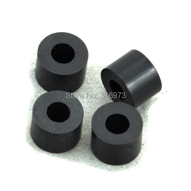 Гаджет  (50 pcs/lot ) 5mm Black Nylon Round Spacer, OD 7mm, ID 3.2mm, for M3 Screws, Plastic. None Аппаратные средства