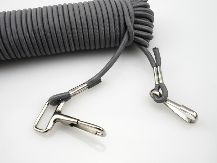 Description Picture 5 of item5m Fishing Missed Rope Fish Pole Rod Protector Elastic Rubber Rope Line Fishing Tackle Tools