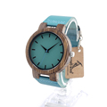 BOBO BIRD C28 Men s Ebony Wood Watches Timepiece Simple Blue Design Men Top Brand Wrist