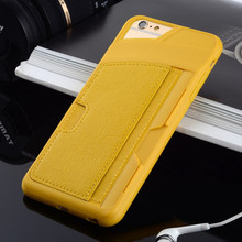 2015 New Arrival Phone Case For iPhone 6 Plus 5 5 Cover With Card Holder Stand