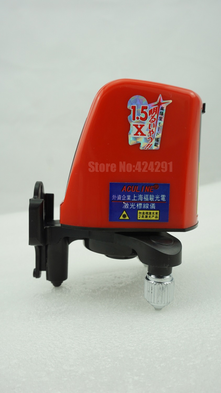 Freeshipping AK435 360degree self leveling Cross Laser Level 1V1H Red 2 line 1 point HOT SALE