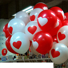 10pcs/lot 12inch Romantic White Red heart latex Balloons 6 type Party Wedding Birthday Christmas Event Decoration Balloon