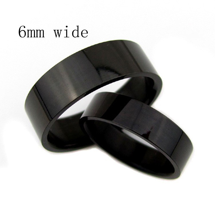 2015 new fashion wedding ring Men pinkie rings influx of people ring fine black glossy men
