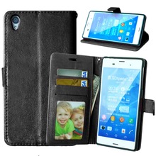 Original Phone Case for Sony Xperia Z3 Luxury Flip Leather Cover for Sony Z3 Dual D6633 D6653 Wallet Case Stand Back Covers