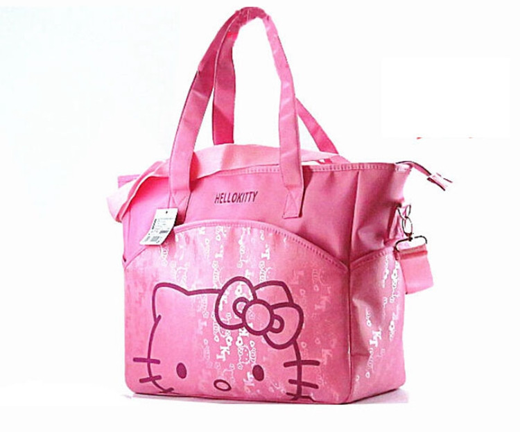 Canvas Baby Diaper Bag For Mom Mummy Mother Hello Kitty Maternity Nappy Bags High Qaulity Thermal Insulation Stroller Bag (3)
