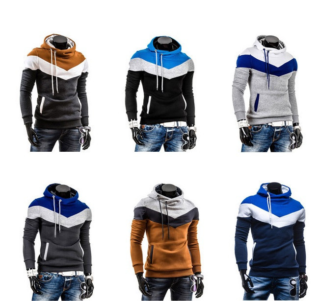 Free shipping Wholesale New 2014 Spring Mens Fleece Hoodies Hit Color Design For Men Sport Dress Slim Sweatshirt Man Hoody XXXL Free shipping Wholesale New 2014 Spring Mens Fleece Hoodies Hit Color Design For Men Sport Dress Slim Sweatshirt Man Hoody XXXL
