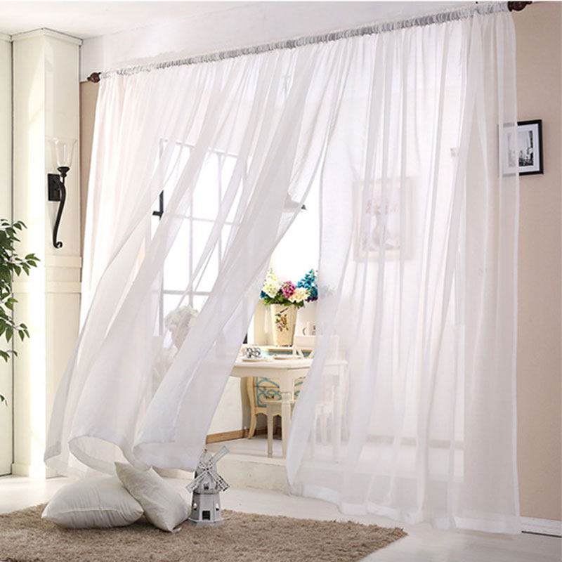 Online kaufen groÃhandel weiß gardinen aus china weiß ... Vorhänge wohnzimmer weiß