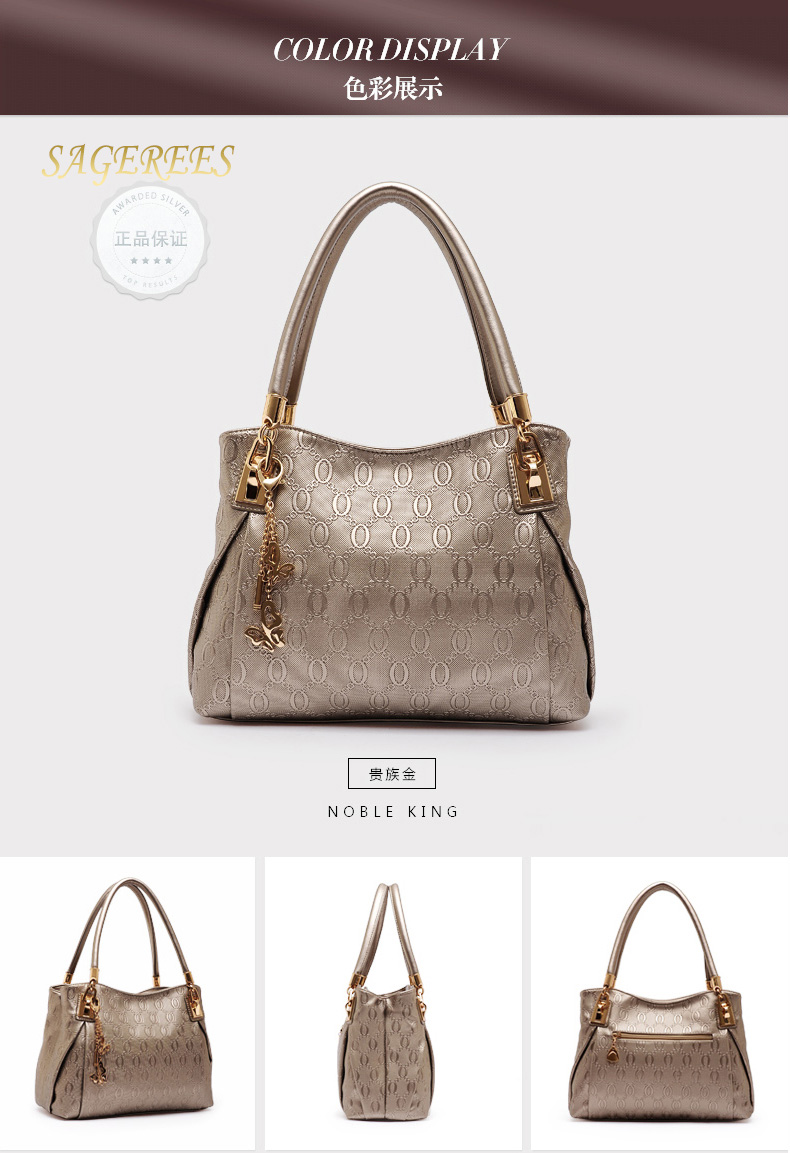 2015 Fashion Brand 3 Sets Bags High-grade Pu Leather Handbag Women