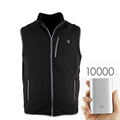 2016 New Arrival Christmas Gift Winter Electric Heating Vest Mens 5V 2A Polar Fleece Varme Veste