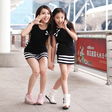 1PC Family Look Toddler Baby Girls/Womens Striped Dress short Sleeve Princess Party Dresses Kids Clothes Mother Daughter Dress