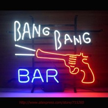 New Bang Bang Bar Neon Sign Neon Bulbs Led Signs Real Glass Tube Handcrafted Recreation Room Garage Decorative 14×18 inch