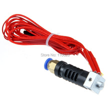 Assembled J-head hotend long-distance bowden extruder 0.3/0.35/0.4/0.5mm nozzle +75cm cable for 1.75/3mm reprap 3d printer