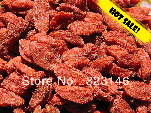 2015 Crop1 KG Dried Goji Berries Pure Bulk Bag Certified ORGANIC Green food